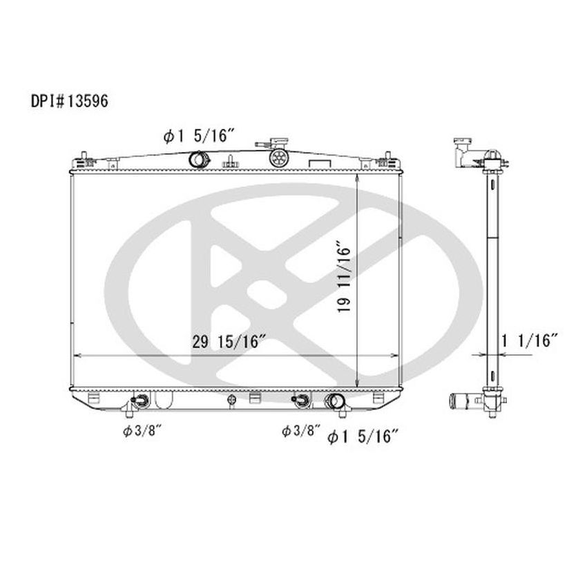 KOYORAD A13596 Koyorad Radiator A13596