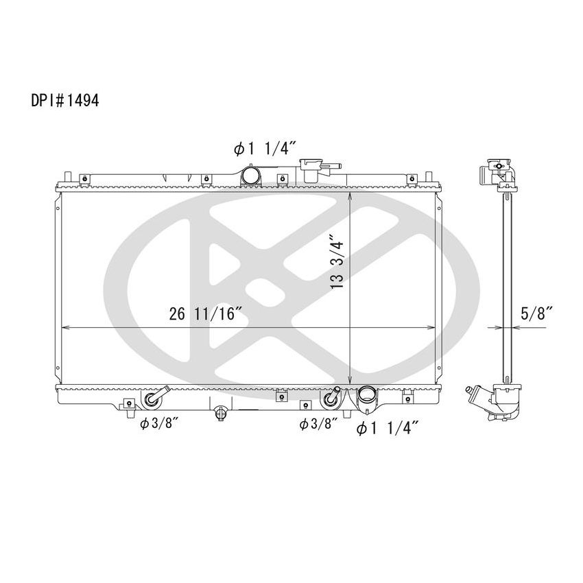 KOYORAD A1494 Koyorad Radiator A1494