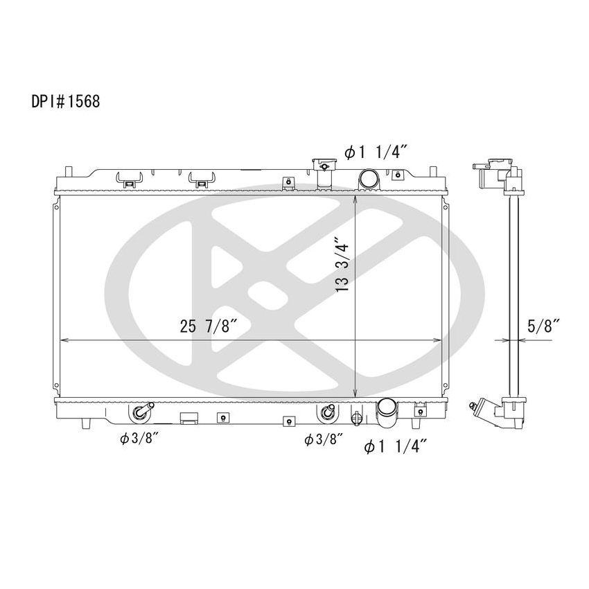 KOYORAD A1568 Koyorad Radiator A1568