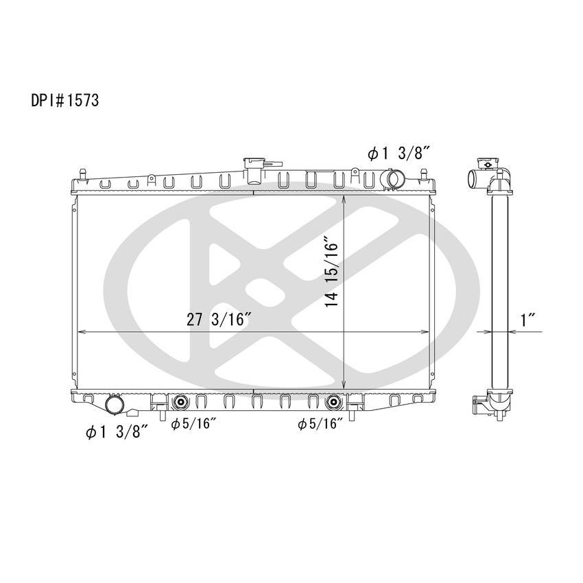 KOYORAD A1573 Koyorad Radiator A1573