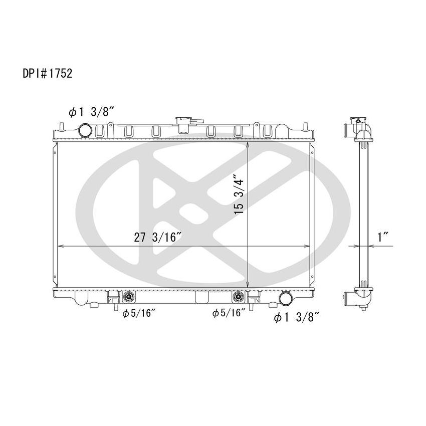 KOYORAD A1752 Koyorad Radiator A1752