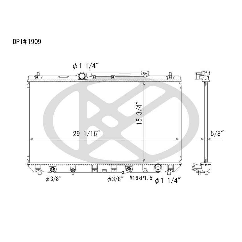KOYORAD A1909 Koyorad Radiator A1909