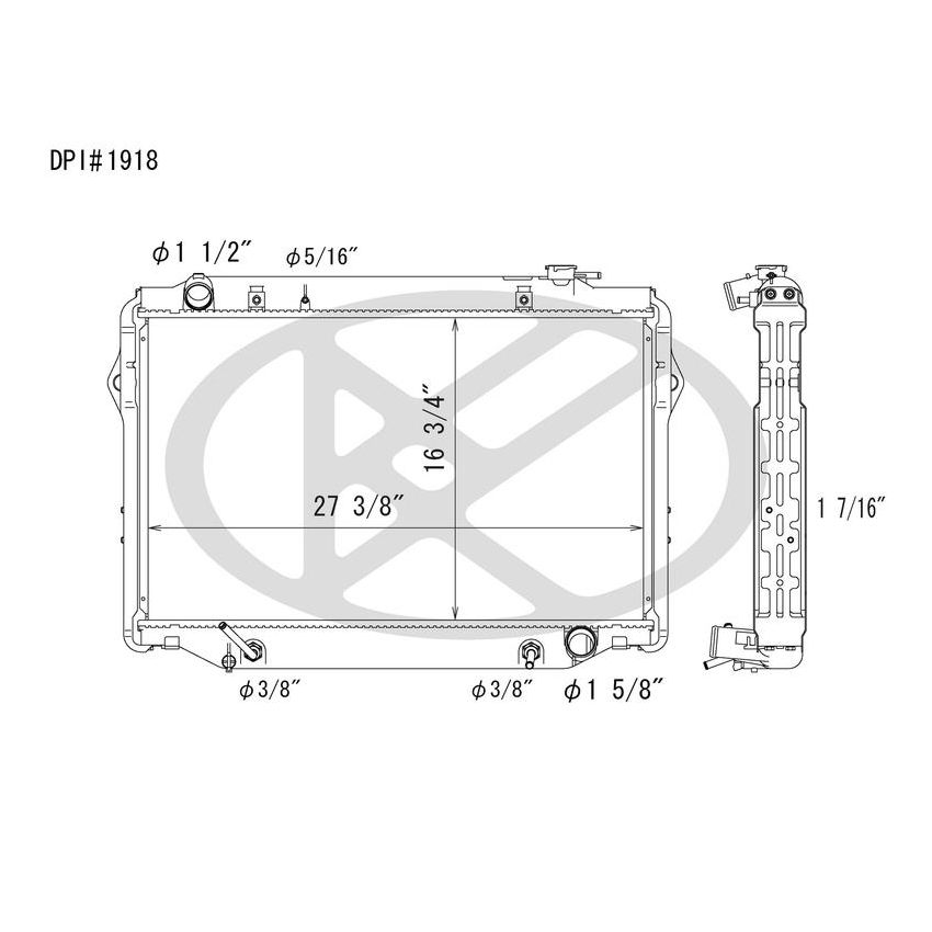 KOYORAD A1918 Koyorad Radiator A1918