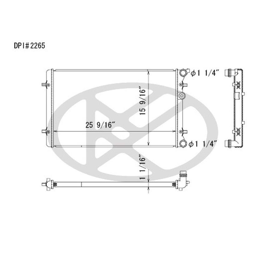 KOYORAD A2265 Koyorad Radiator A2265