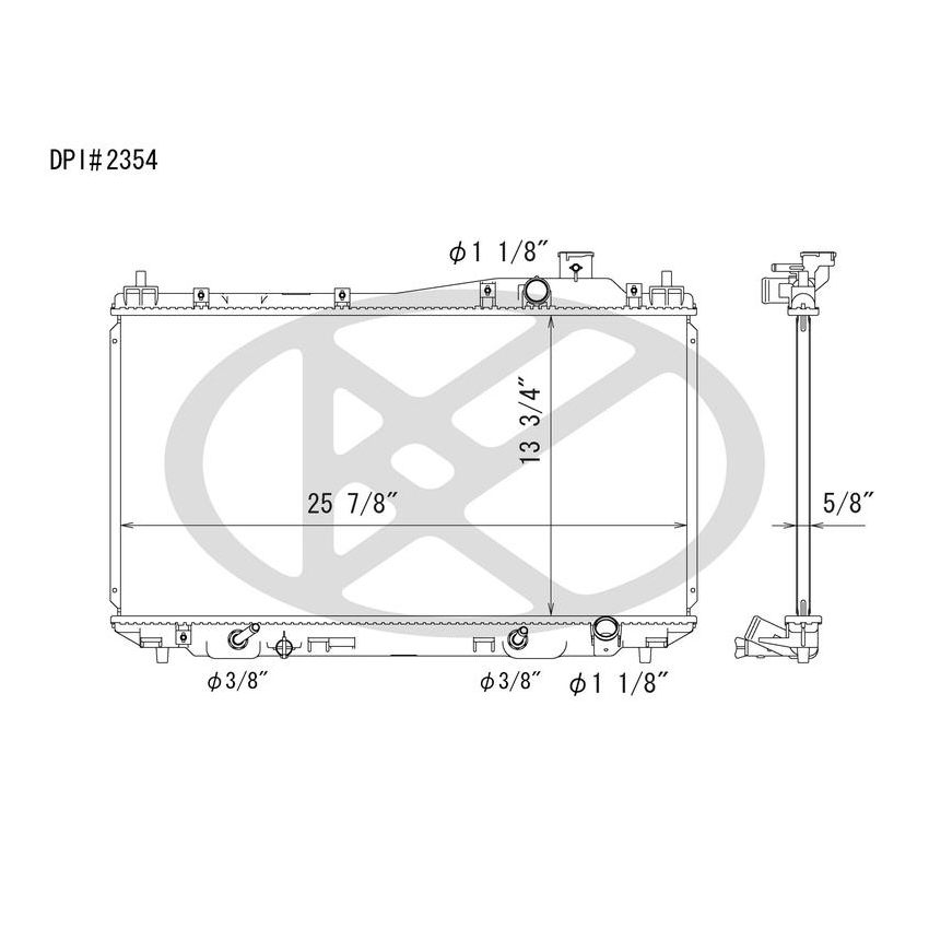 KOYORAD A2354 Koyorad Radiator A2354