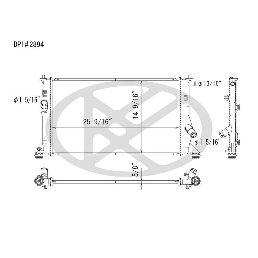 KOYORAD A2894 Koyorad Radiator A2894