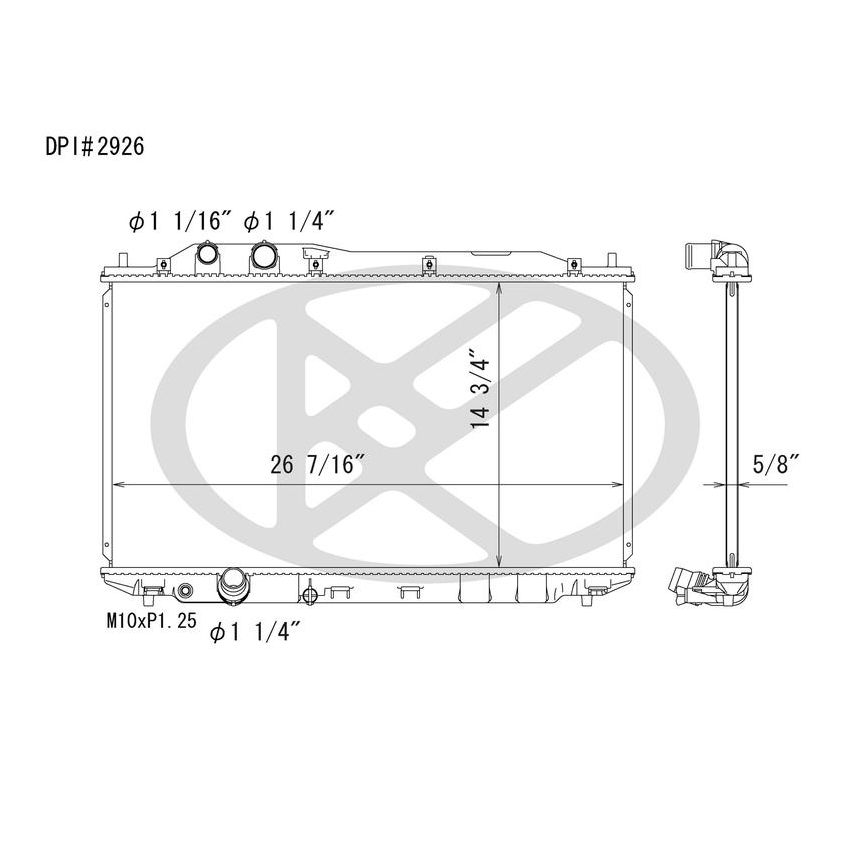 KOYORAD A2926 Koyorad Radiator A2926