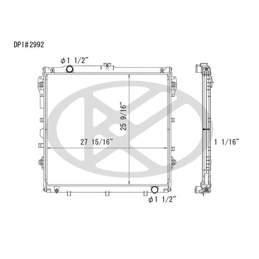 KOYORAD A2992 Koyorad Radiator A2992