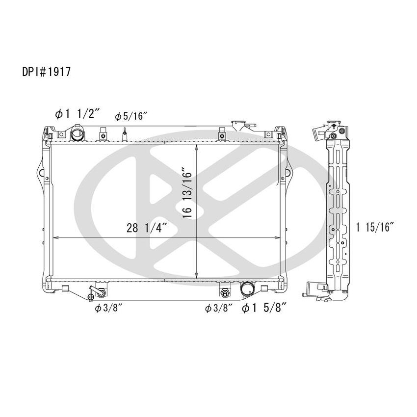 KOYORAD C1917 Koyorad Radiator C1917