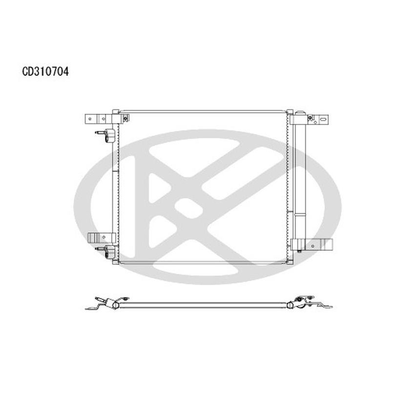 KOYORAD CD310704 Koyorad A/C Condenser CD310704
