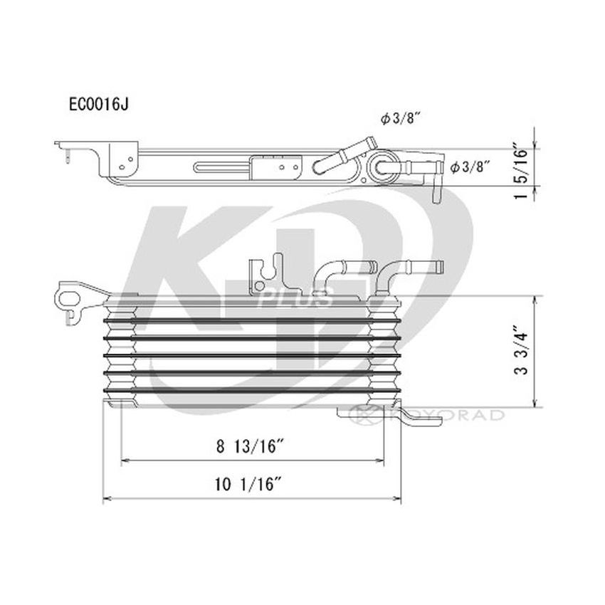 KOYORAD EC0016 Koyorad Automatic Transmission Oil Cooler EC0016