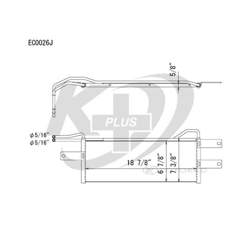 KOYORAD EC0026 Koyorad Automatic Transmission Oil Cooler EC0026