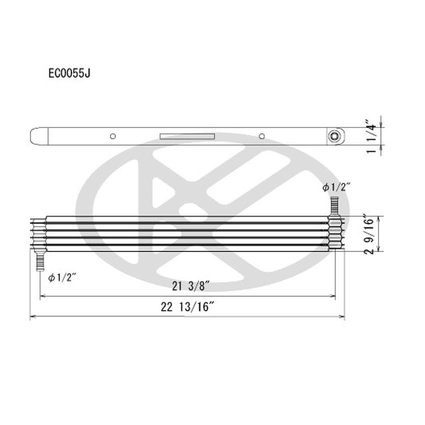 KOYORAD EC0055 Koyorad Automatic Transmission Oil Cooler EC0055