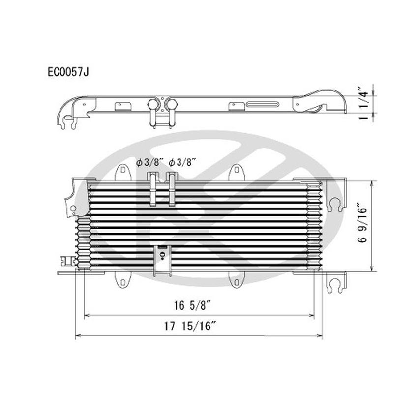 KOYORAD EC0057 Koyorad Automatic Transmission Oil Cooler EC0057