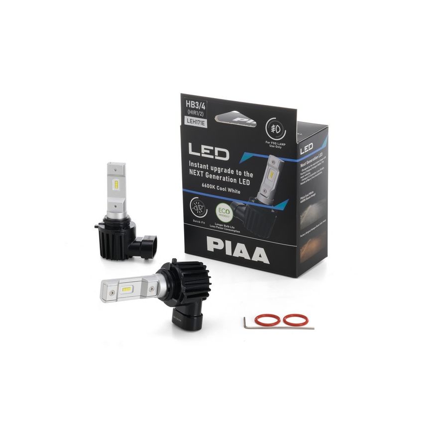 PIAA LEH171E HB3/HB4/HIR1/HIR2 / 6600K / (Pack of 2)