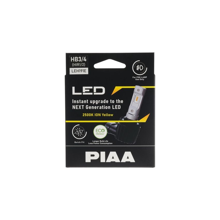 PIAA LEH191E HB3/HB4/HIR1/HIR2 / 2500K / (Pack of 2)