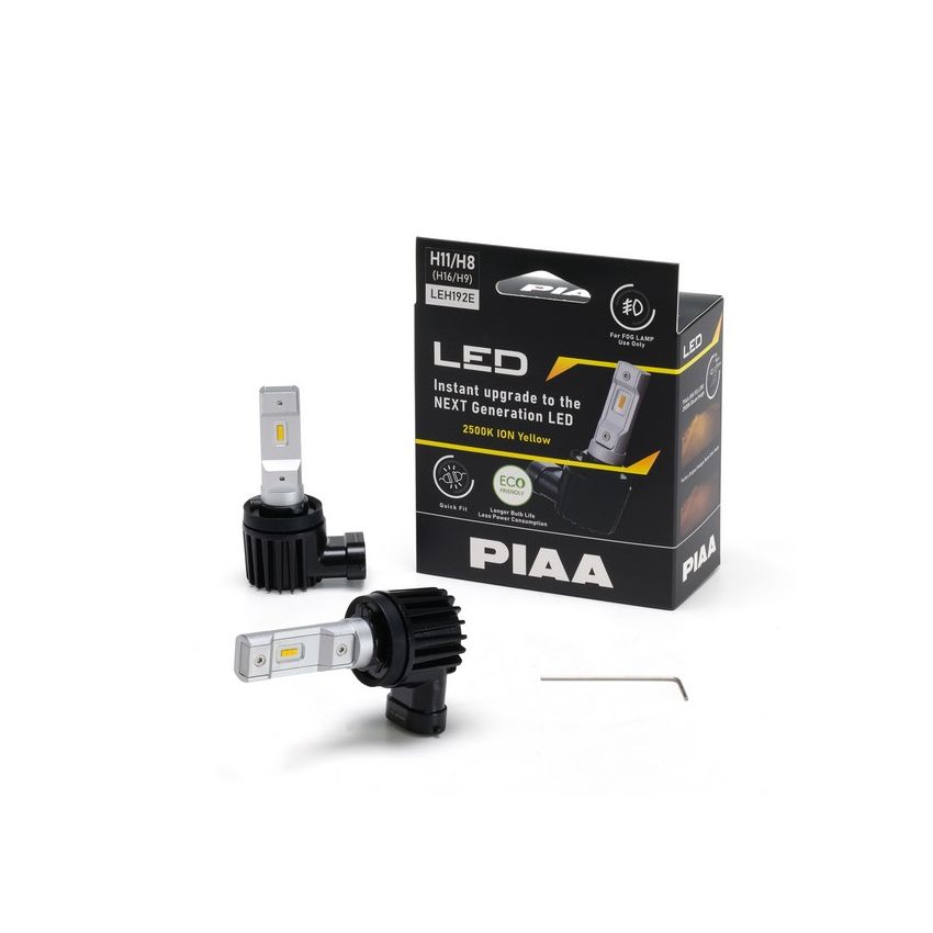 PIAA LEH192E H11/H8 (H16/H9) / 2500K / (Pack of 2)