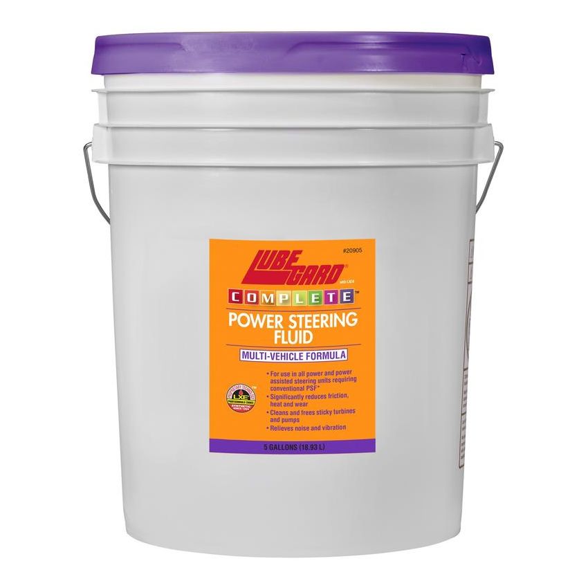 LUBEGARD 20905 Lubegard COMPLETE Power Steering Fluid - 5 Gal