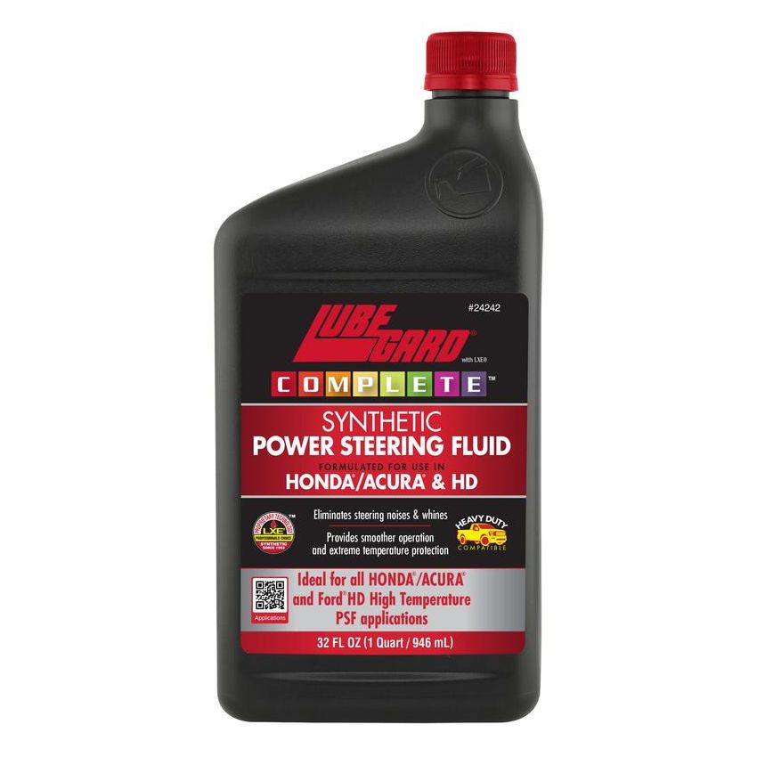 LUBEGARD 24242 Lubegard COMPLETE Synthetic Power Steering Fluid for Honda/Acura & HD 