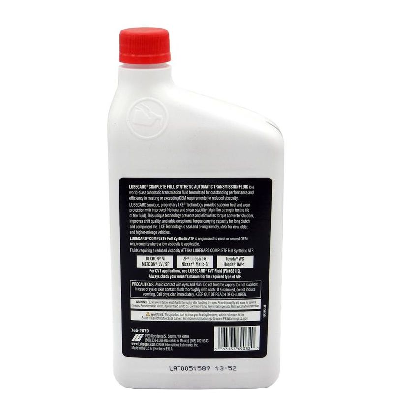 LUBEGARD 69032 Lubegard Complete Full Synthetic ATF - 32 oz.