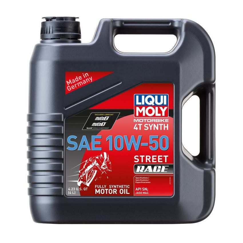 LIQUI MOLY 20068 Motorbike 4T Synth SAE 10W-50 Street Race