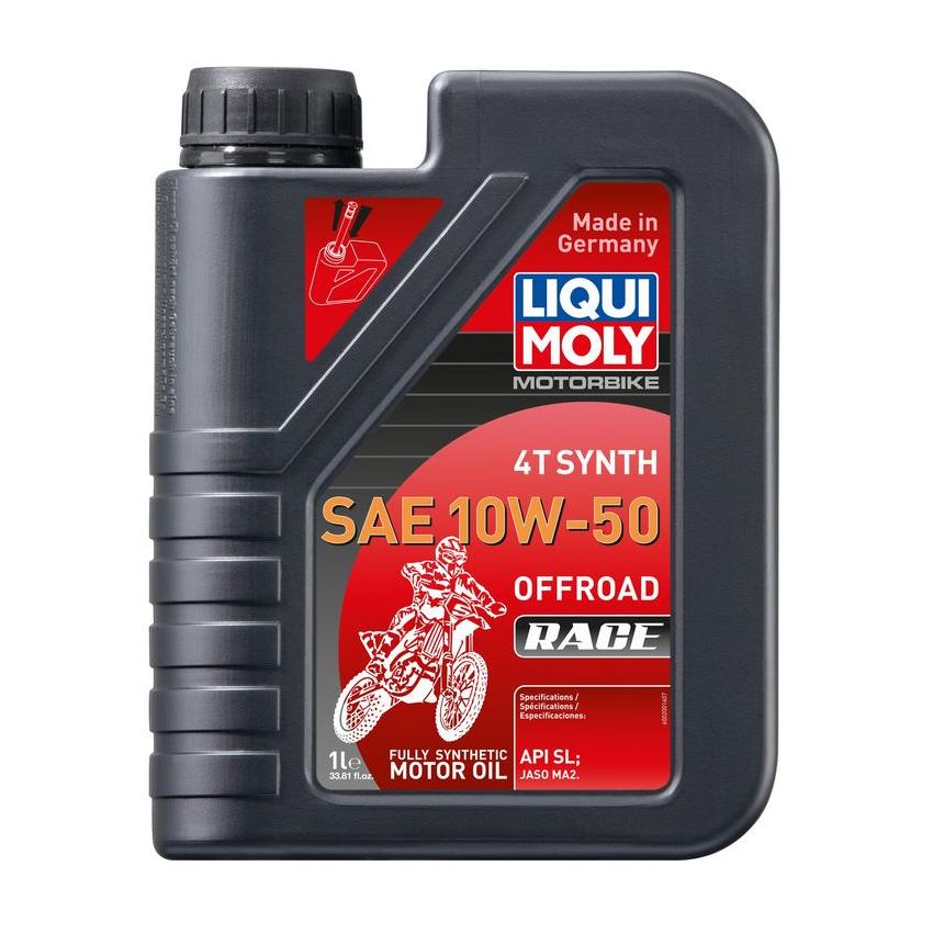 LIQUI MOLY 20078 Motorbike 4T Synth SAE 10W-50 Offroad Race