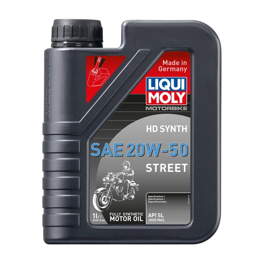 LIQUI MOLY 20100 Motorbike HD Synth SAE 20W-50 Street
