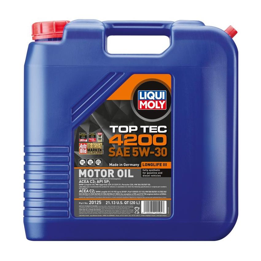 LIQUI MOLY 20125 Top Tec 4200 SAE 5W-30 New Generation