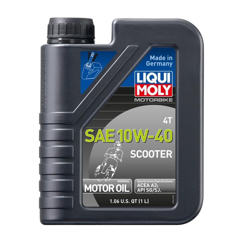 LIQUI MOLY 20172 Motorbike 4T SAE 10W-40 Scooter