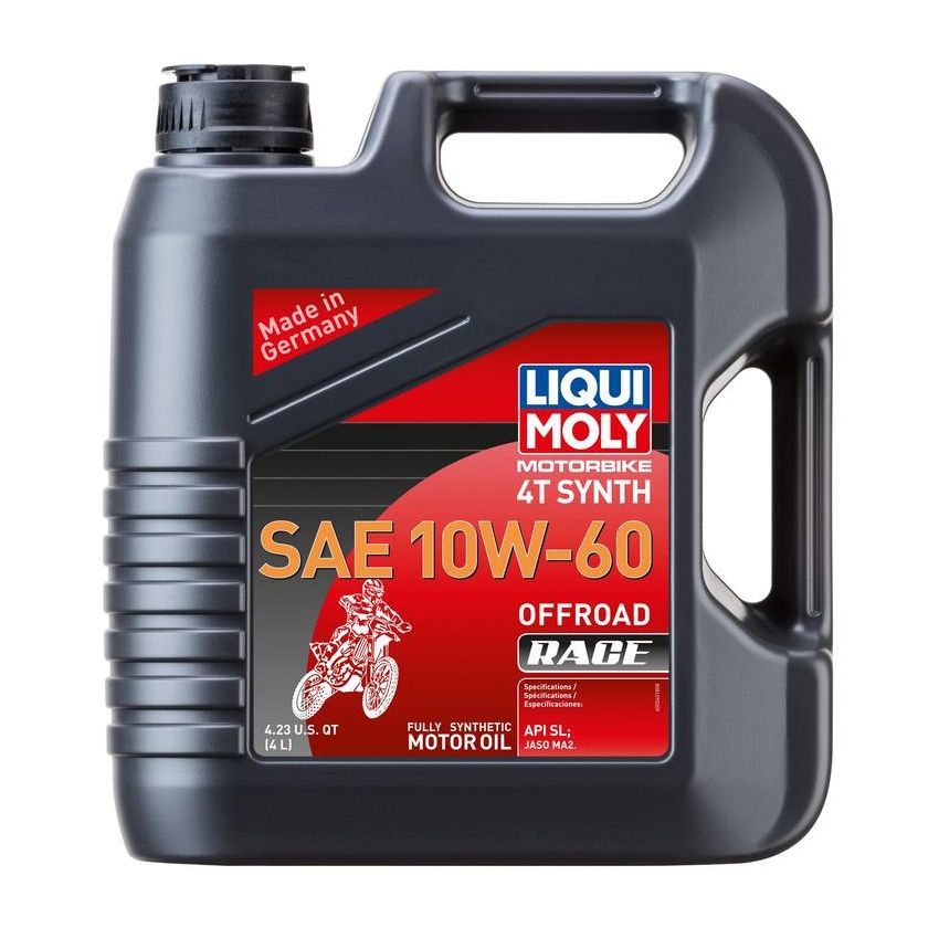LIQUI MOLY 20188 Motorbike 4T Synth SAE 10W-60 Offroad Race