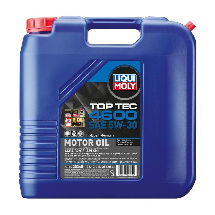 LIQUI MOLY 20345 Top Tec 4600 SAE 5W-30