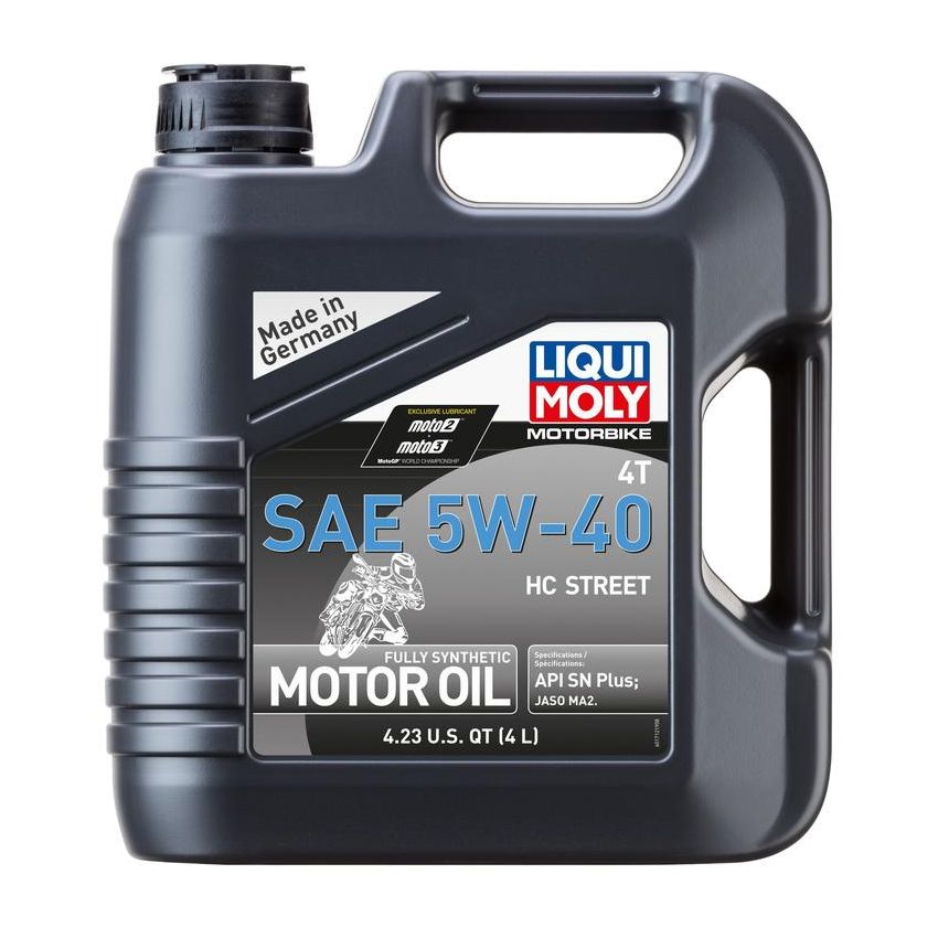 LIQUI MOLY 20414 Motorbike 4T SAE 5W-40 HC Street