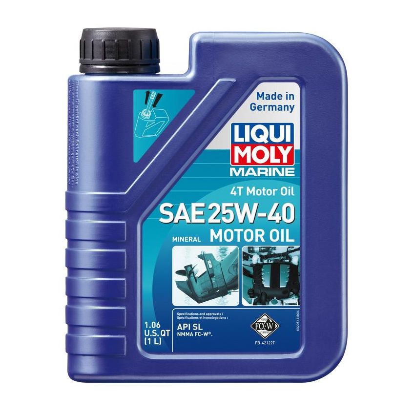 LIQUI MOLY 20546 Marine 4T Motor Oil SAE 25W-40