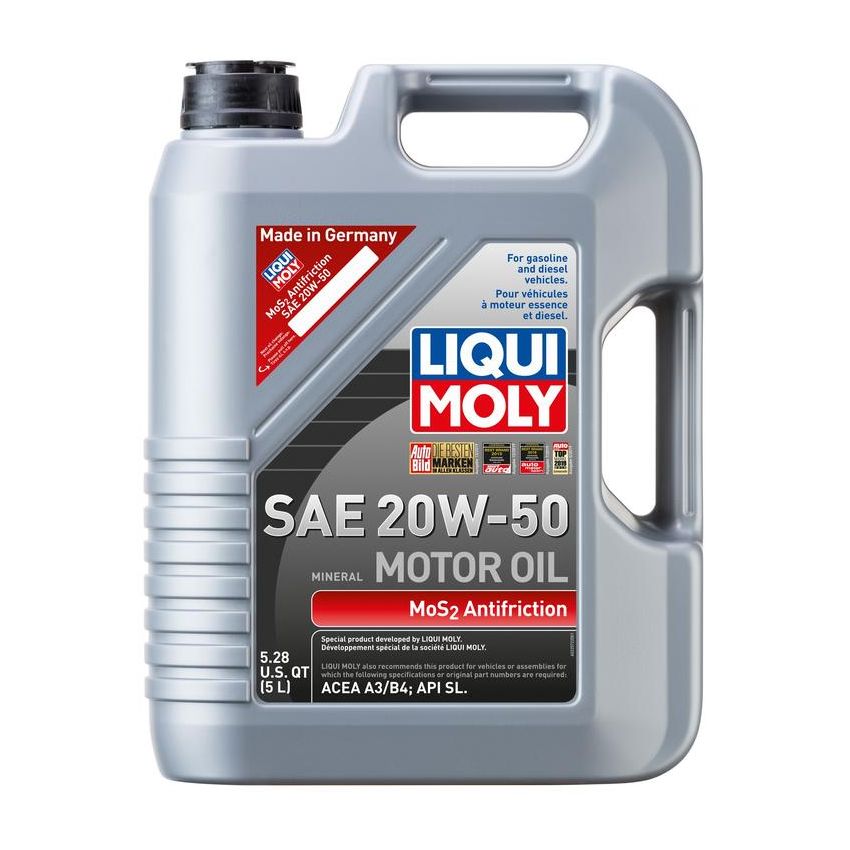 LIQUI MOLY 22072 MoS2 Antifriction Motoroil SAE 20W-50