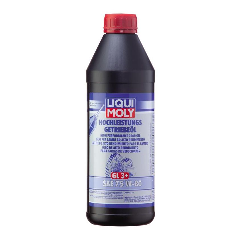 LIQUI MOLY 22080 Hochleistungs-Getriebel (GL3+) SAE 75W-80