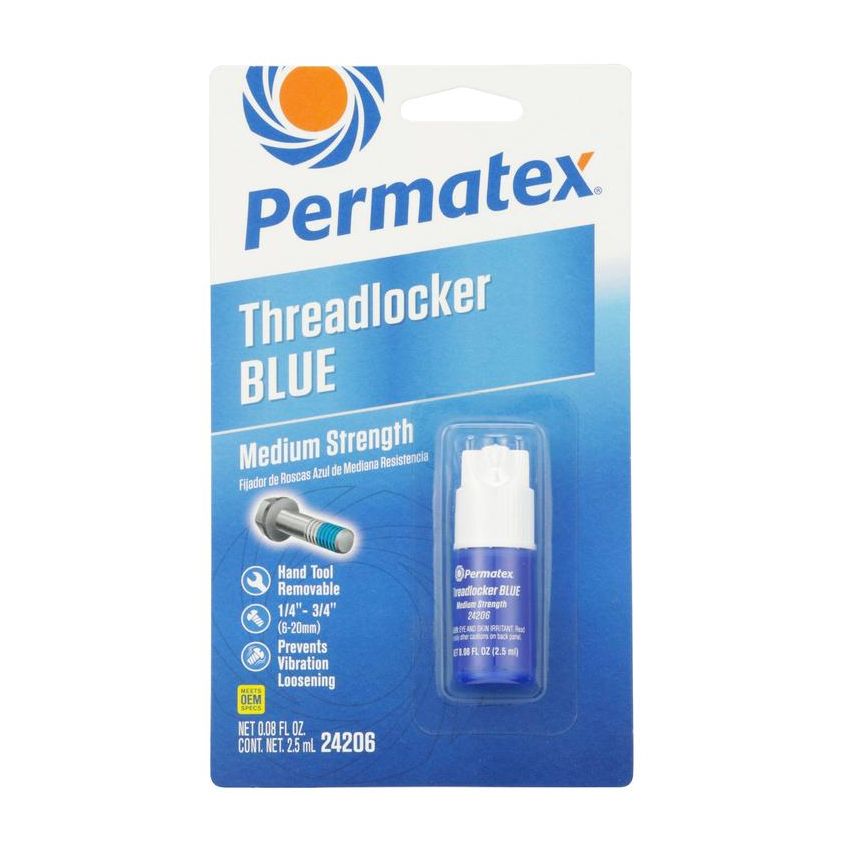 PERMATEX 24206 PERMATEX® Medium Strength Threadlocker Blue