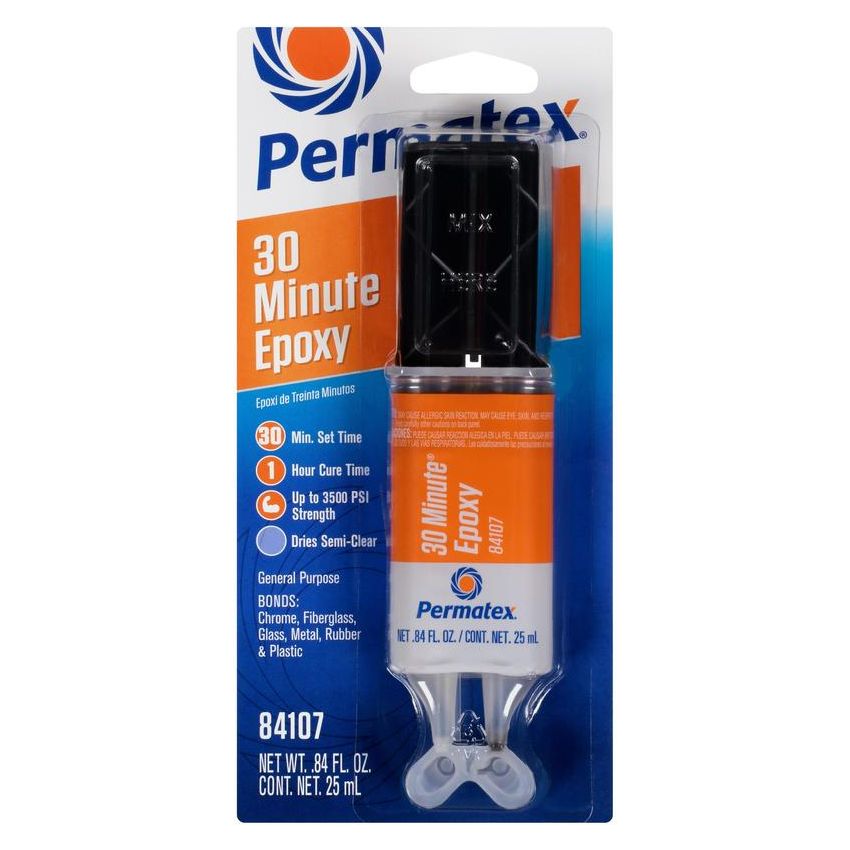 PERMATEX 84107 PERMATEX® PERMAPOXY™30 Minute High Strength Epoxy -- Clear