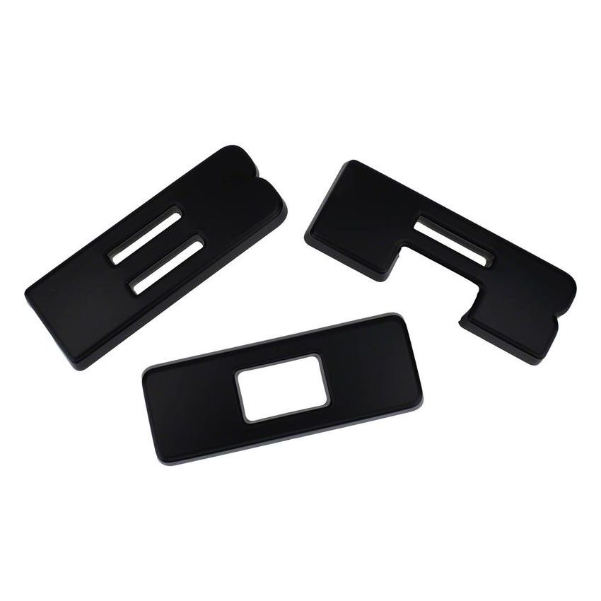 Ford Racing M-1447-BLMB 2021-2025 Bronco Grille Lettering Overlay Kit-Black