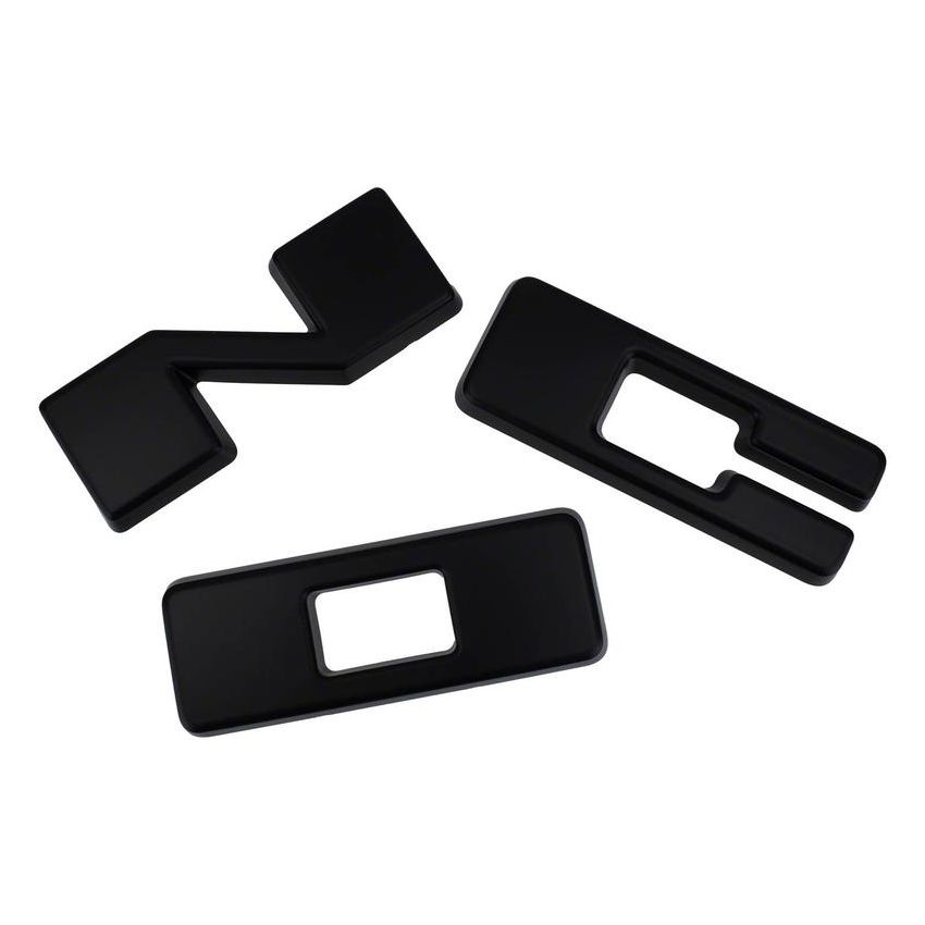 Ford Racing M-1447-BLMB 2021-2025 Bronco Grille Lettering Overlay Kit-Black