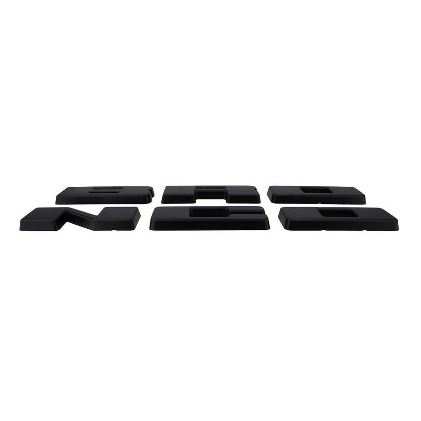 Ford Racing M-1447-BLMB 2021-2025 Bronco Grille Lettering Overlay Kit-Black