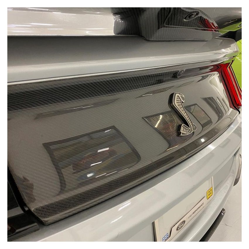 Ford Racing M-16600-MCF 2020-2022 GT500 Carbon Fiber Rear Deck Lid Trim Panel
