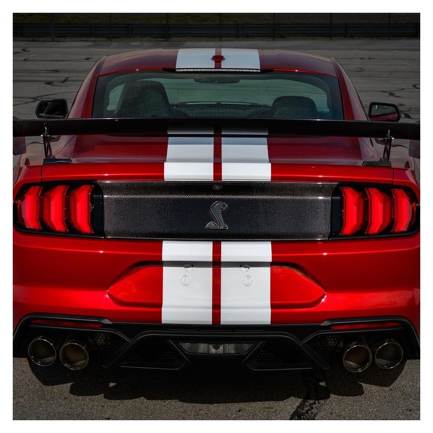 Ford Racing M-16600-MCF 2020-2022 GT500 Carbon Fiber Rear Deck Lid Trim Panel