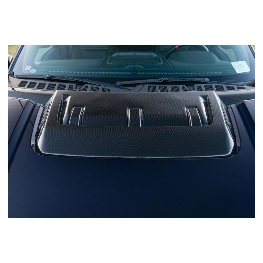 Ford Racing M-16628-FG 2021-2025 F-150 Raptor Carbon Fiber Hood Vent & Trim-Gloss