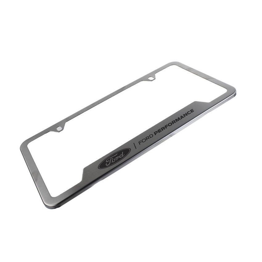 Ford Racing M-1828-SS304C Ford Performance License Plate Frame-Brushed Stainless Steel