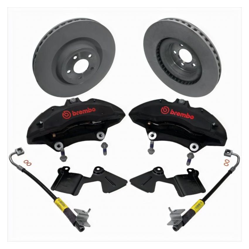 Ford Racing M-2300-V 2015-2023 Mustang Performance Pack 6-Piston Front Brake Kit