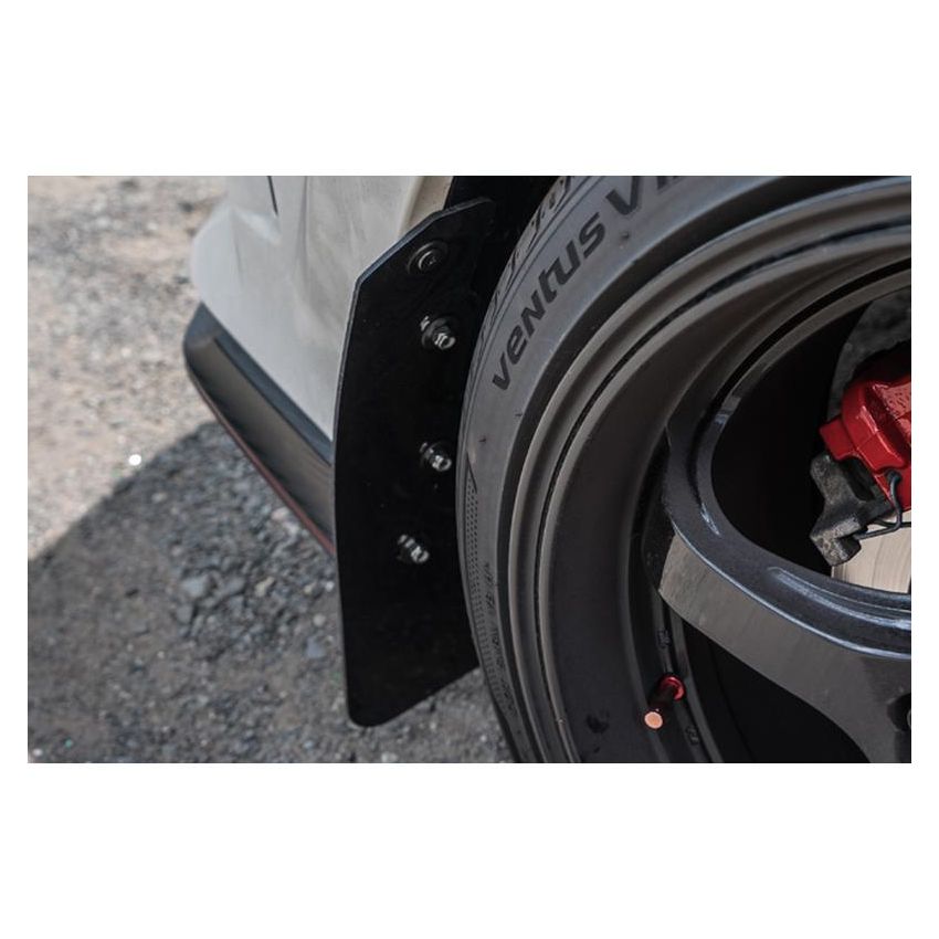 Rally Armor MF47-UR-RD/BLK Red Mud Flap/Black Logo
