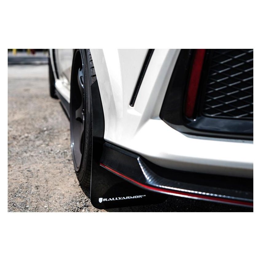 Rally Armor MF47-UR-RD/BLK Red Mud Flap/Black Logo