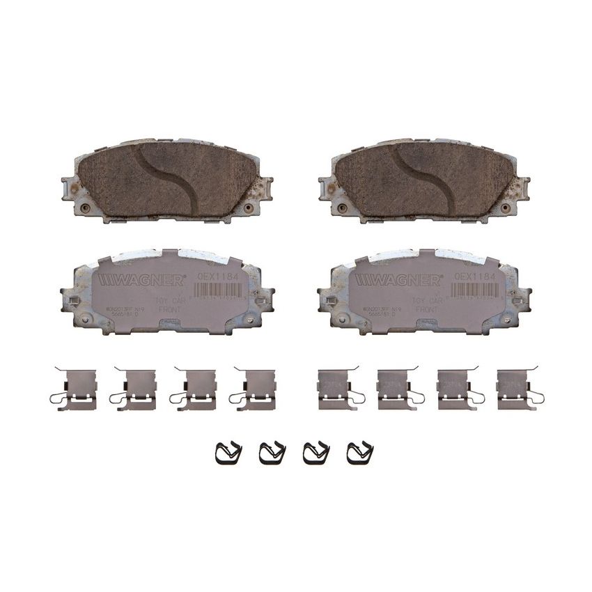 Wagner Brake OEX1184 OEX Disc Brake Pad Set Premium Ceramic