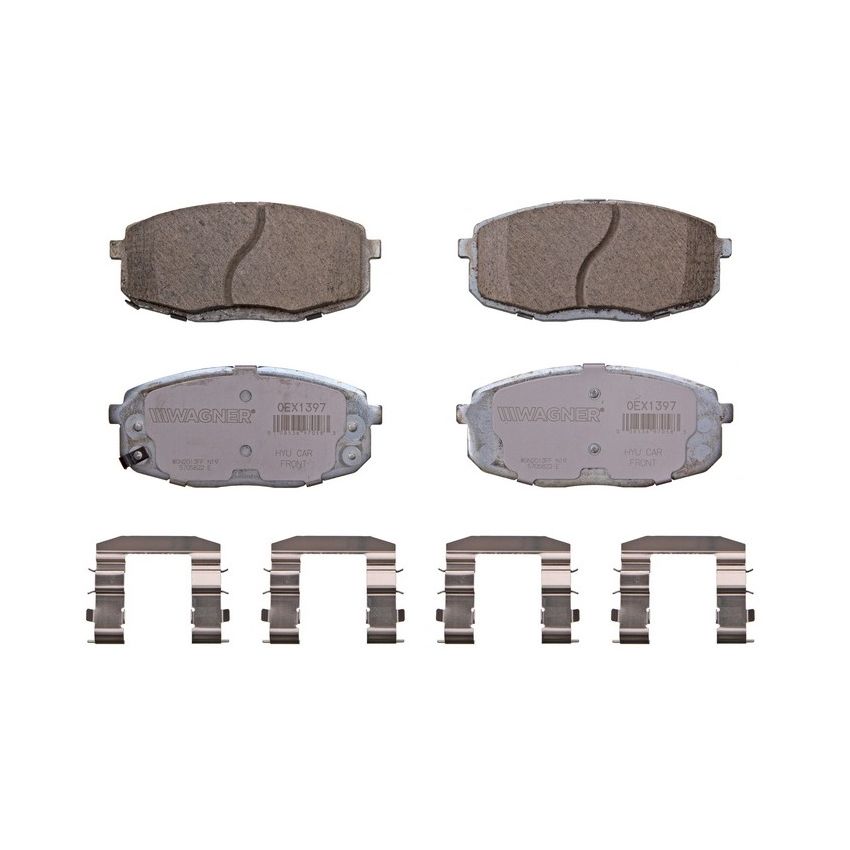 Wagner Brake OEX1397 OEX Disc Brake Pad Set Premium Ceramic