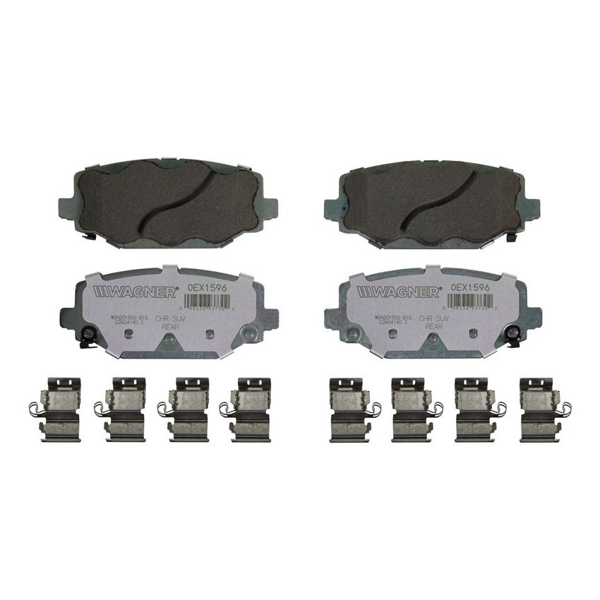 Wagner Brake OEX1596 OEX Disc Brake Pad Set Premium Ceramic